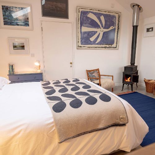 A beautiful shot of a well organised bedroom