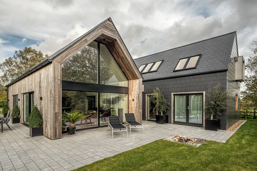 A glamour shot of a house