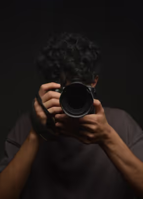 Small selfie image